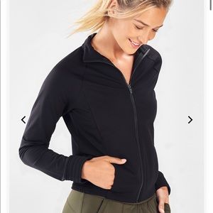 Fabletics “Christy Fleece Track Jacket” size small